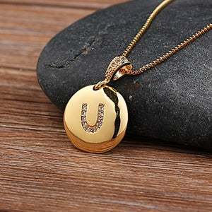 Top Quality Women Girls Letter Necklace