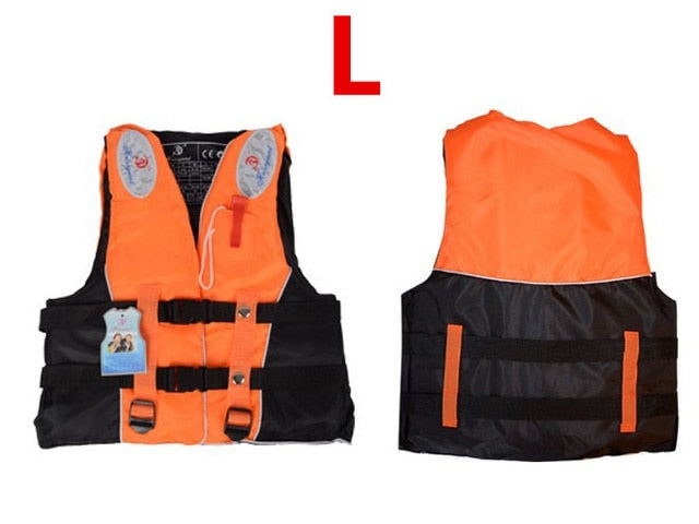 Polyester Adult kids Life Vest Jacket Swimming