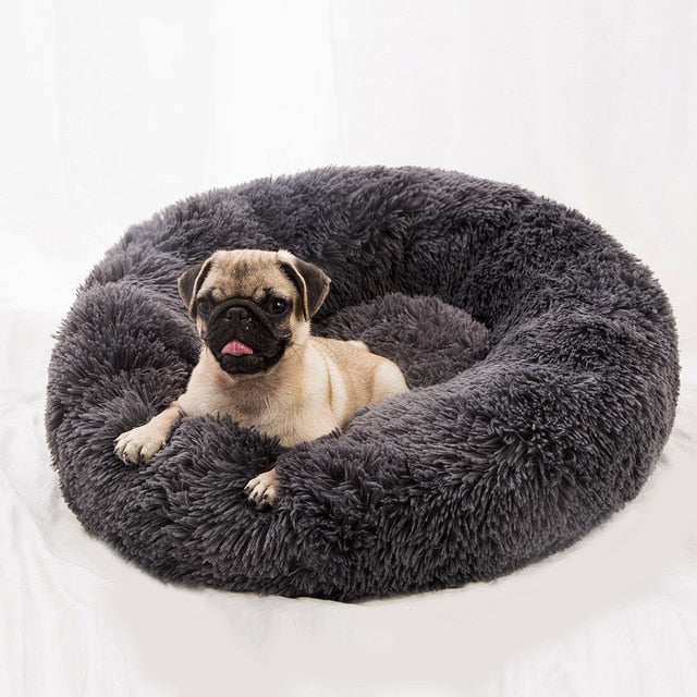 Thick cutton round dog bed