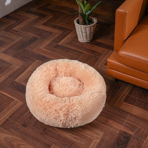 Thick cutton round dog bed