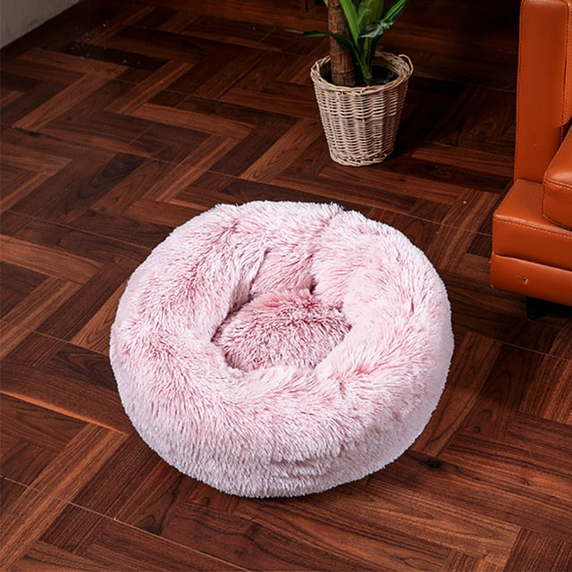 Thick cutton round dog bed